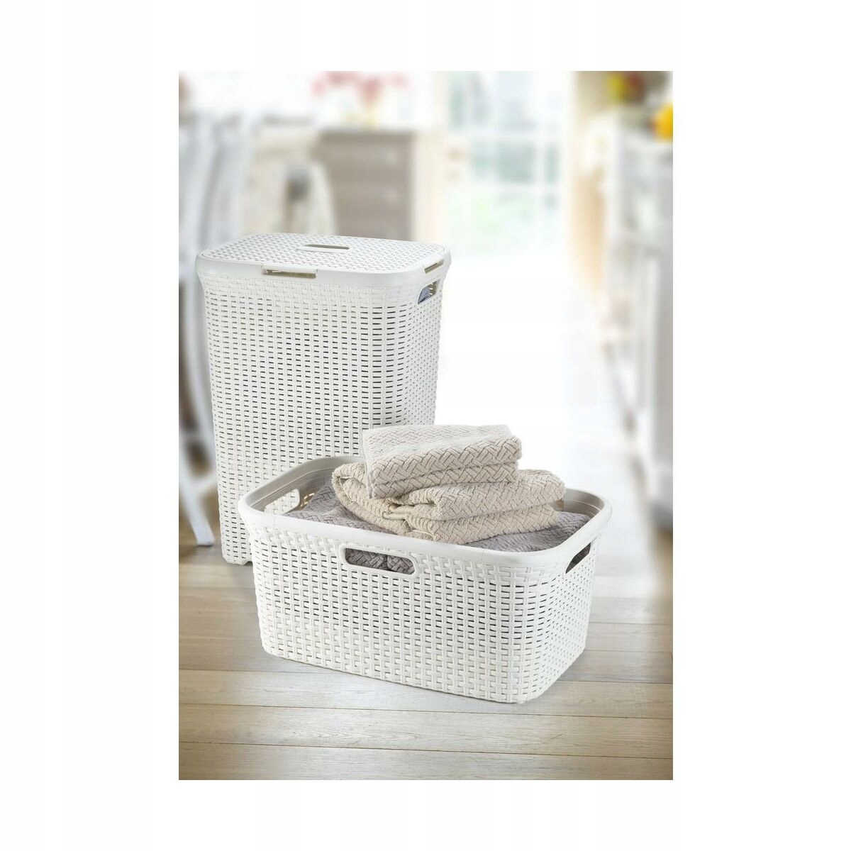 Kosz na bieliznę Rattan Style 40 L Curver Rodzaj wolnostojący