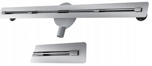 Lineárny Odtok Pod Dlažbu 60 cm Oceľová Sprchová Vanička Syfon Luno Inox