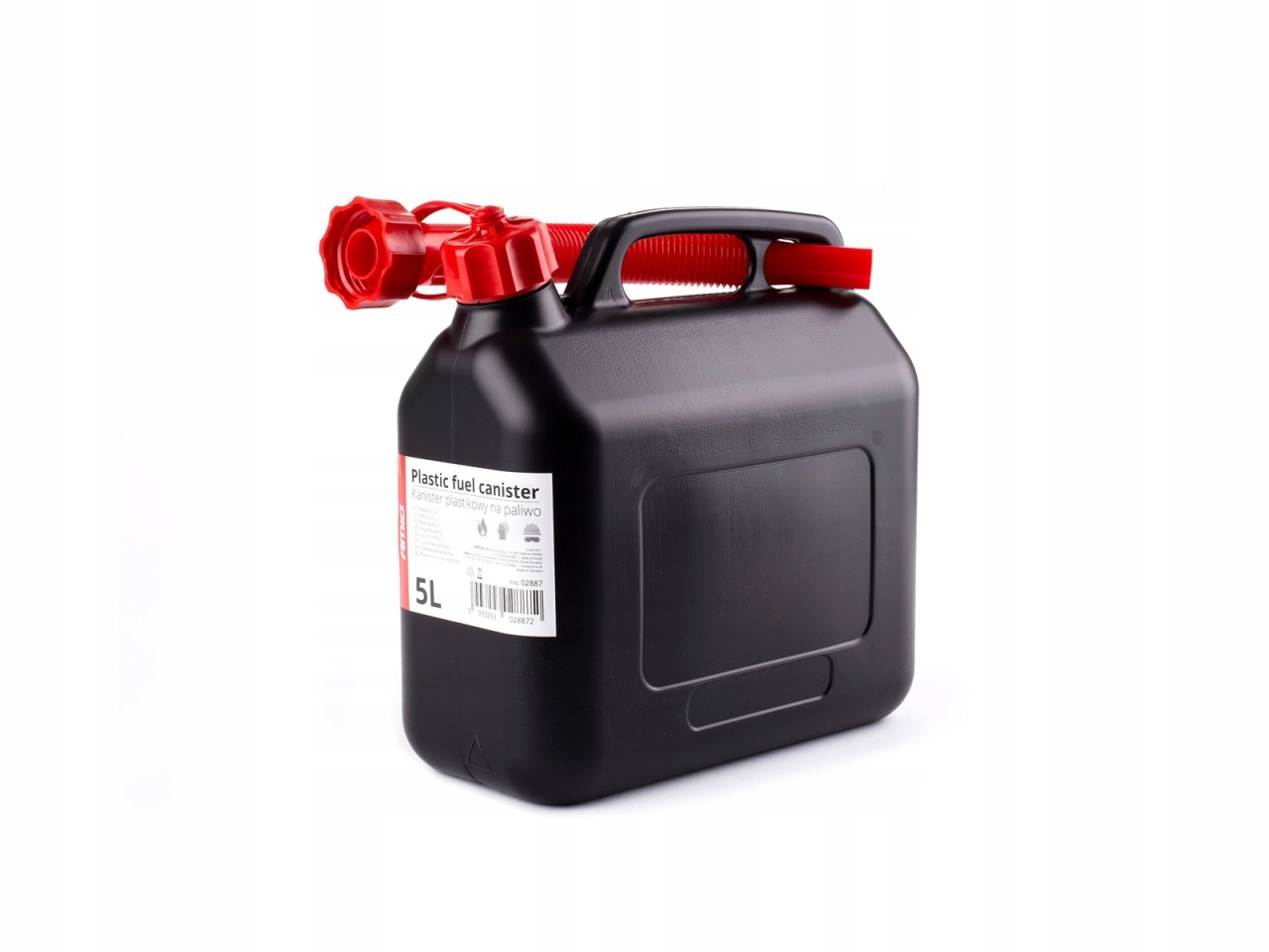KANISTER PLASTIKOWY NA PALIWO 5L LEJEK CERTYFIKAT