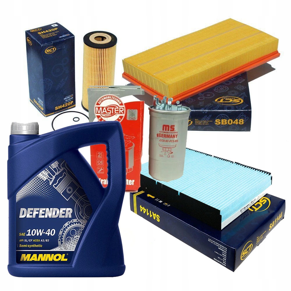 

Zestaw filtrów Vw Golf IV 1.9tdi 1.9 sdi +olej