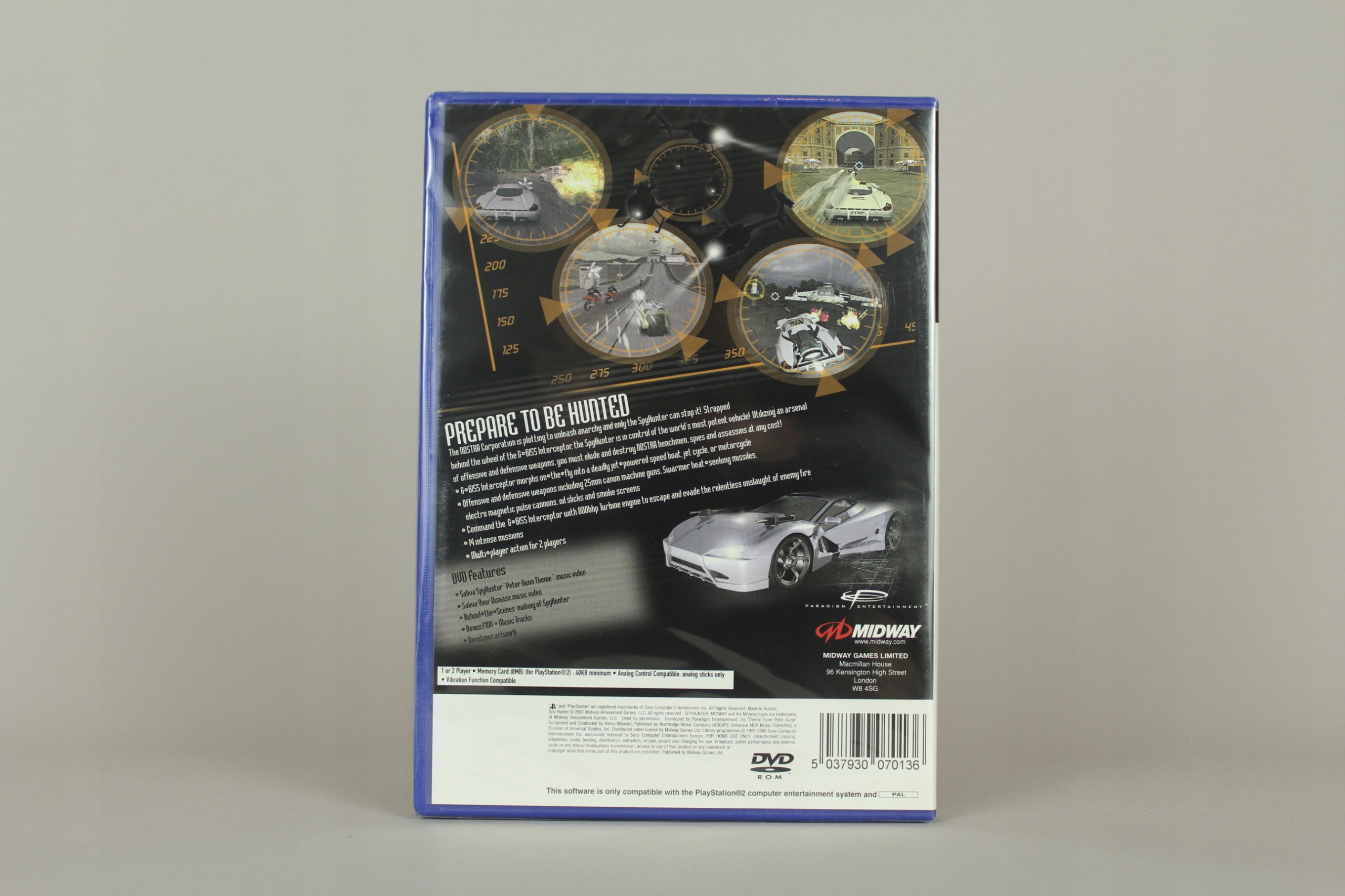 SPYHUNTER SPY HUNTER PS2 Tematyka gry akcji