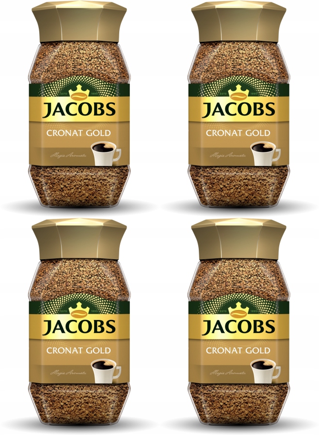 Kawa rozpuszczalna Jacobs Cronat Gold 100g x4