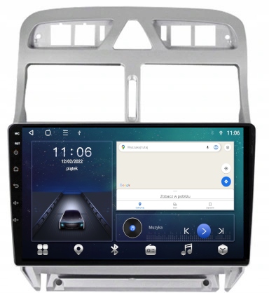 Rádio Gps Android Peugeot 307 2001-2008 64GB Sim