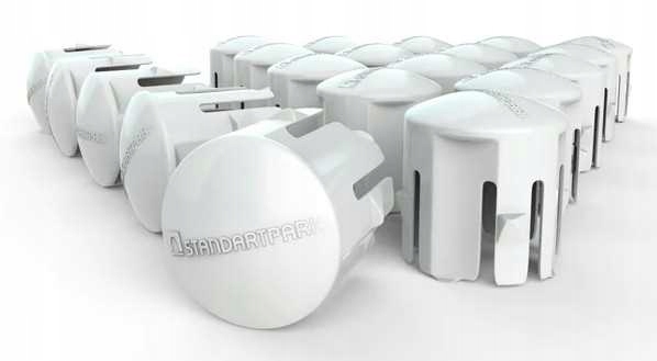 Znacznik parkingowy – biały – 25 szt.