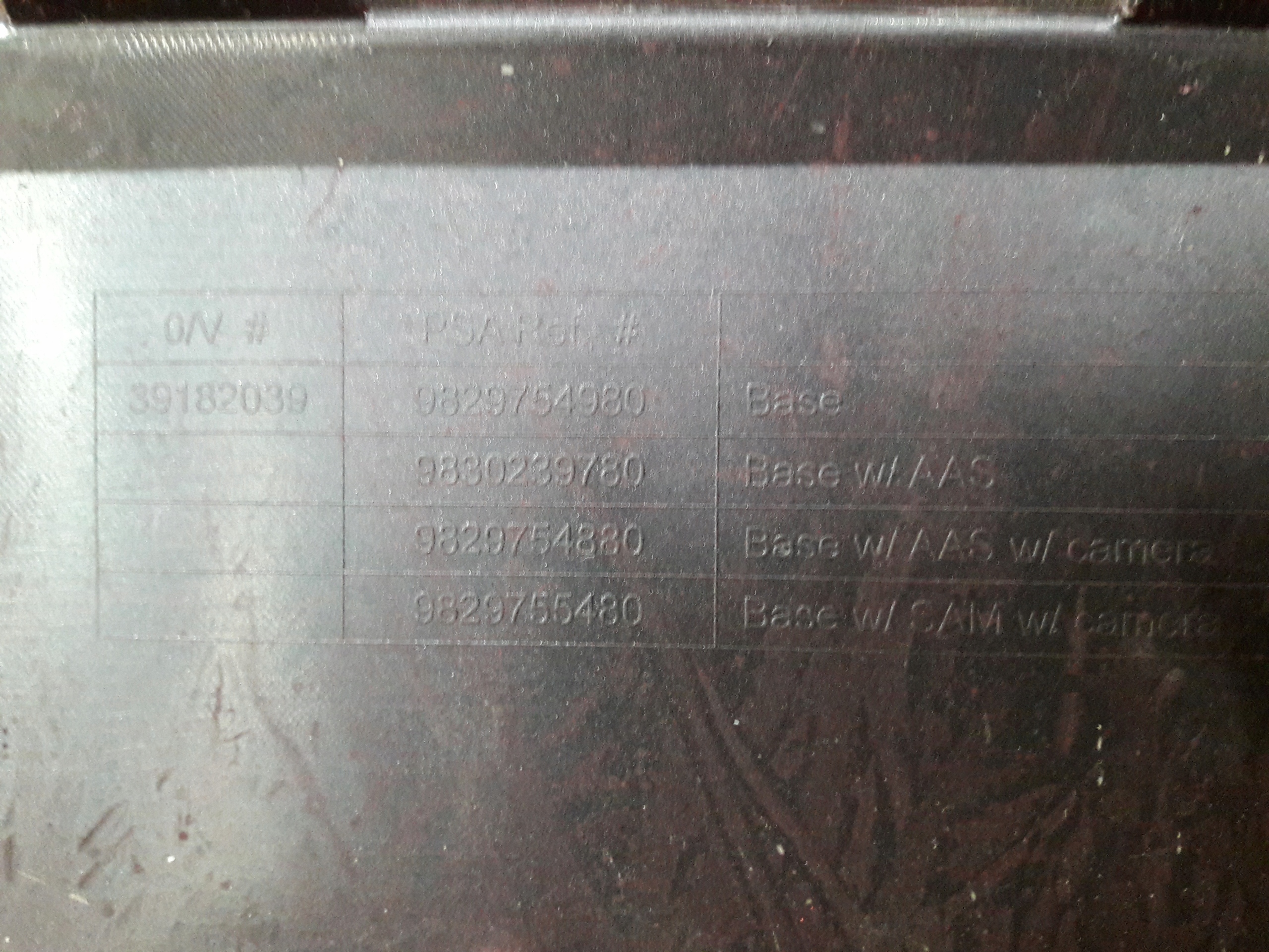 bumper rear part PDC Opel Corsa F