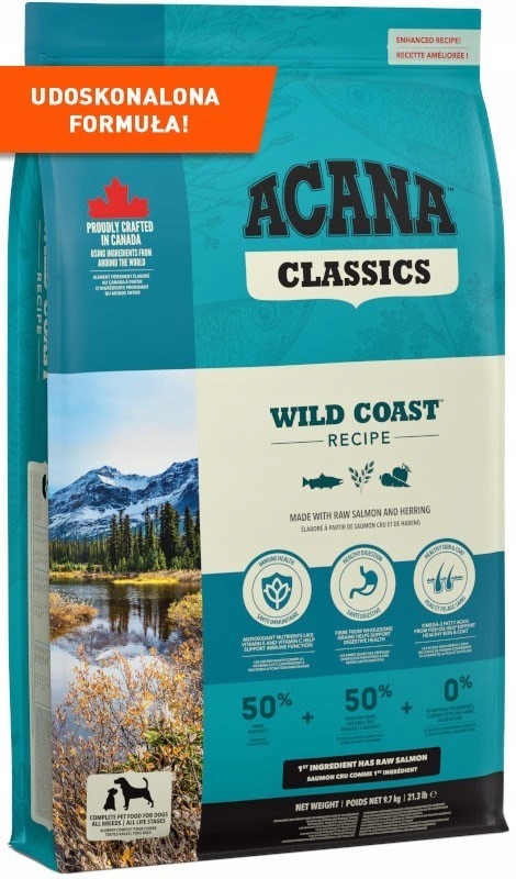 Levně Acana Classics Wild Coast suché krmivo pro psy 9,7 kg