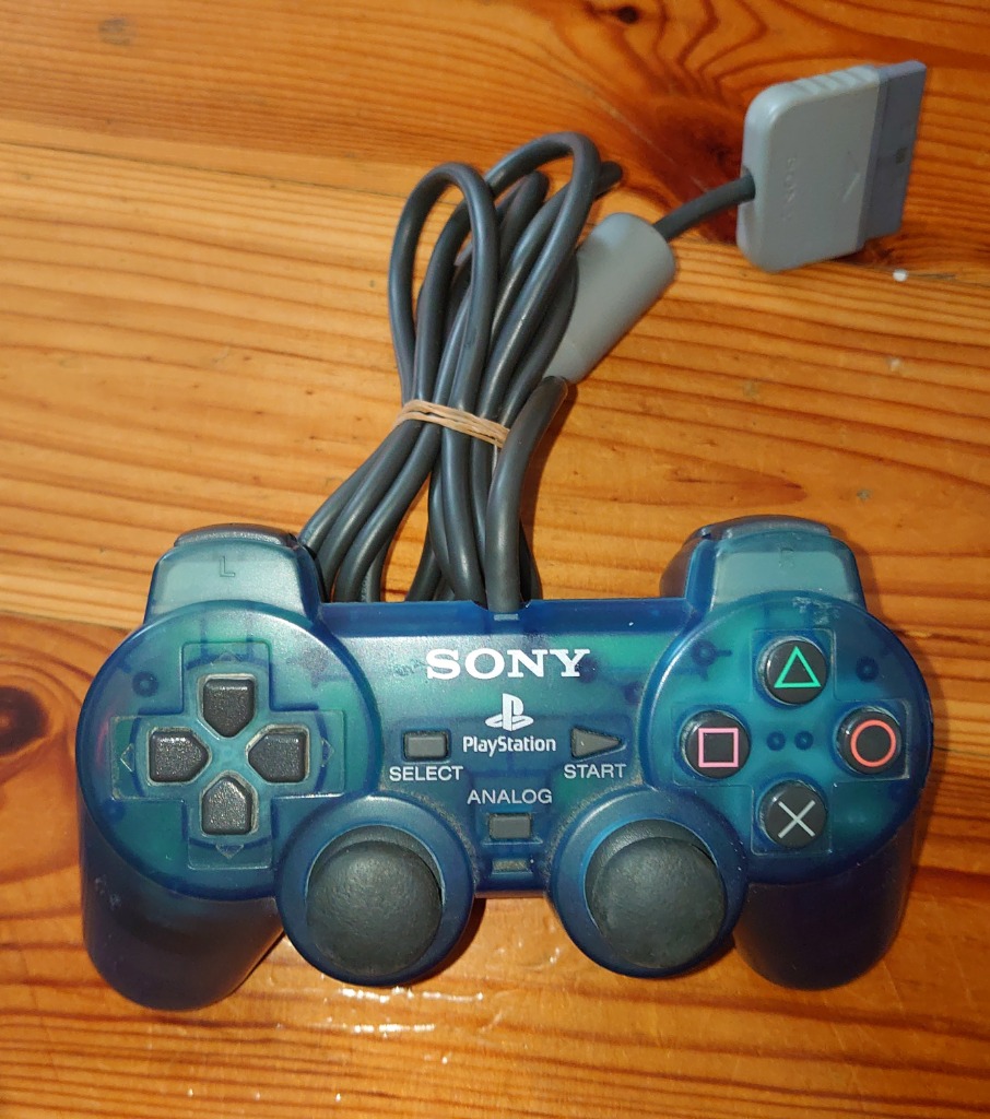 Pad ps1 psx limitowany niebieski blue oryginalny