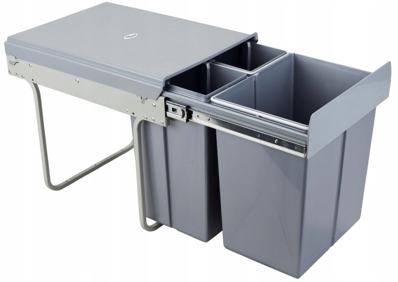 Kôš Na Odpadky Do Skrinky 400 MM CLG-601 Tichý Zatvárač Amix