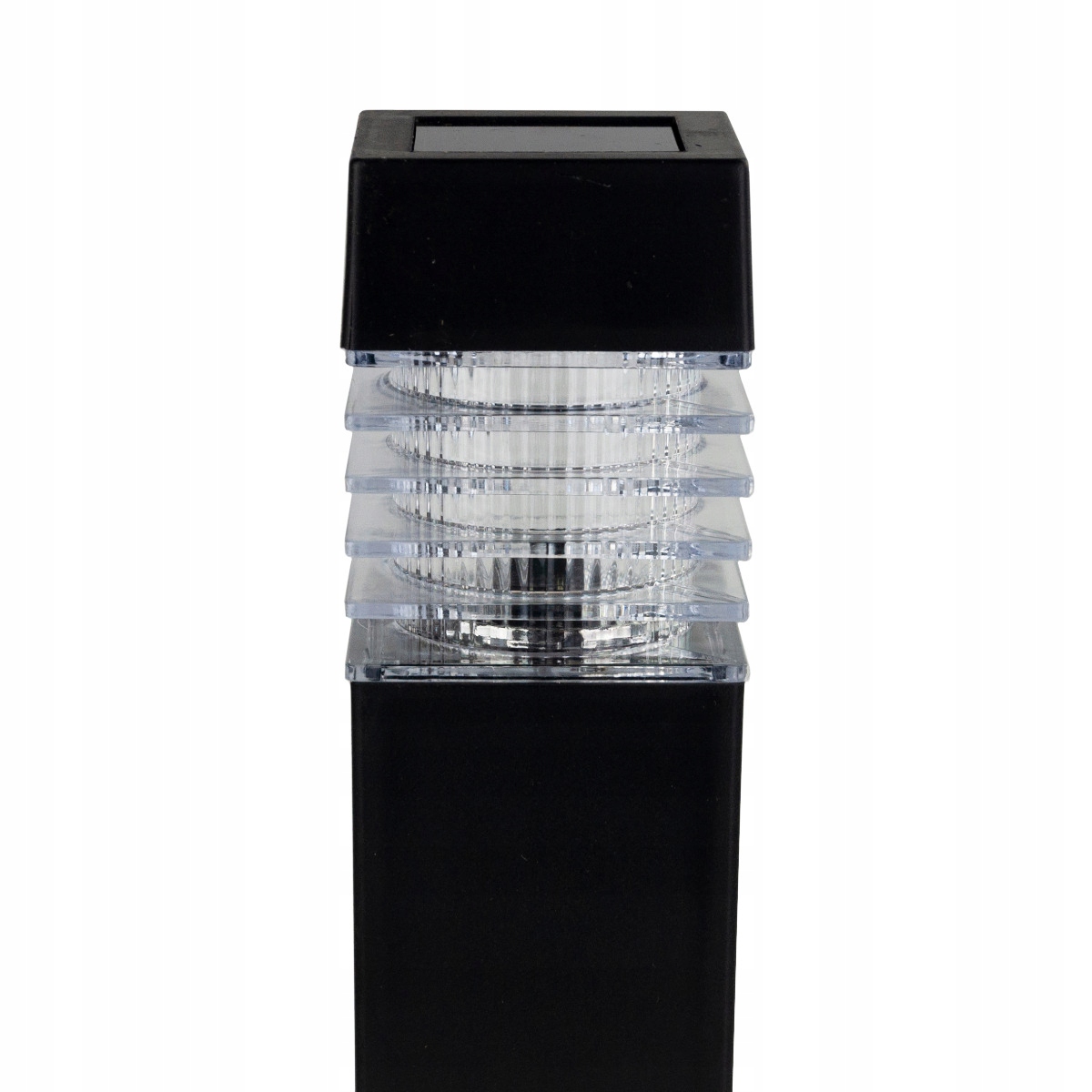 LAMPKI SOLARNE OGRODOWE LED PLASTIK 4SZT/KPL ZESTAW SZPIKULEC CZARNE SOLARY Stan opakowania oryginalne