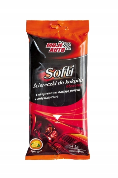 Ściereczki Do Kokpitu Softi Moje Auto Błysk 24 Szt