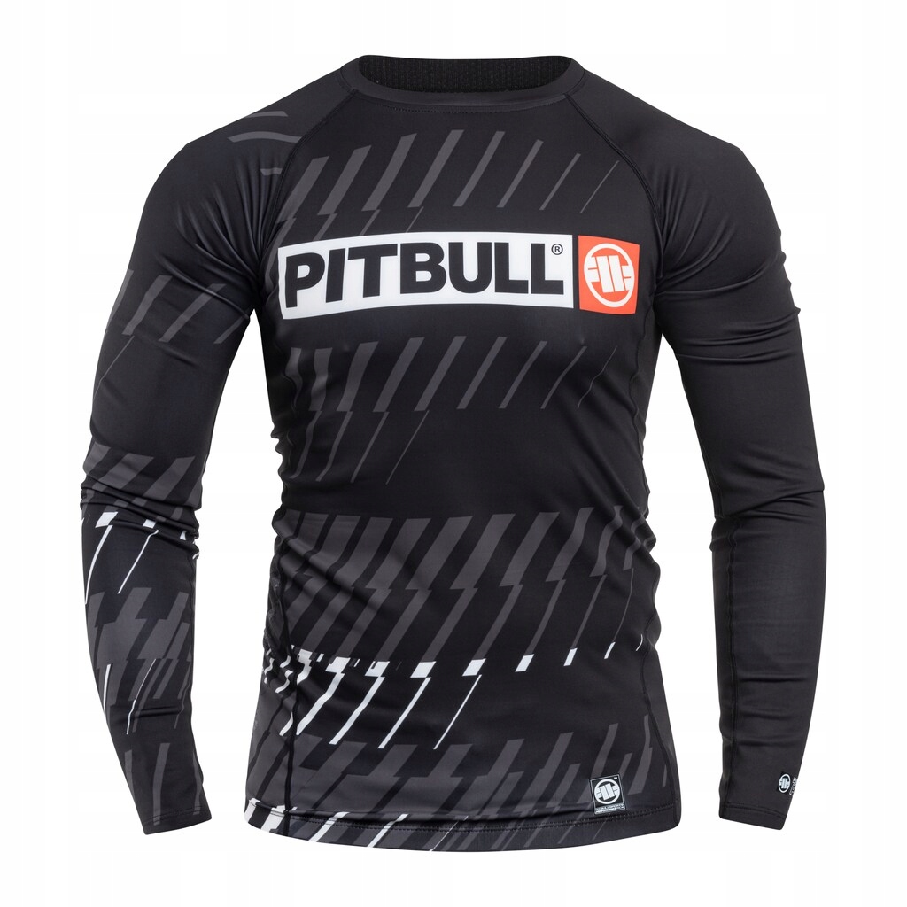 Koszulka termoaktywna Pitbull LongSleeve Rashguard Street Dog Black XXL