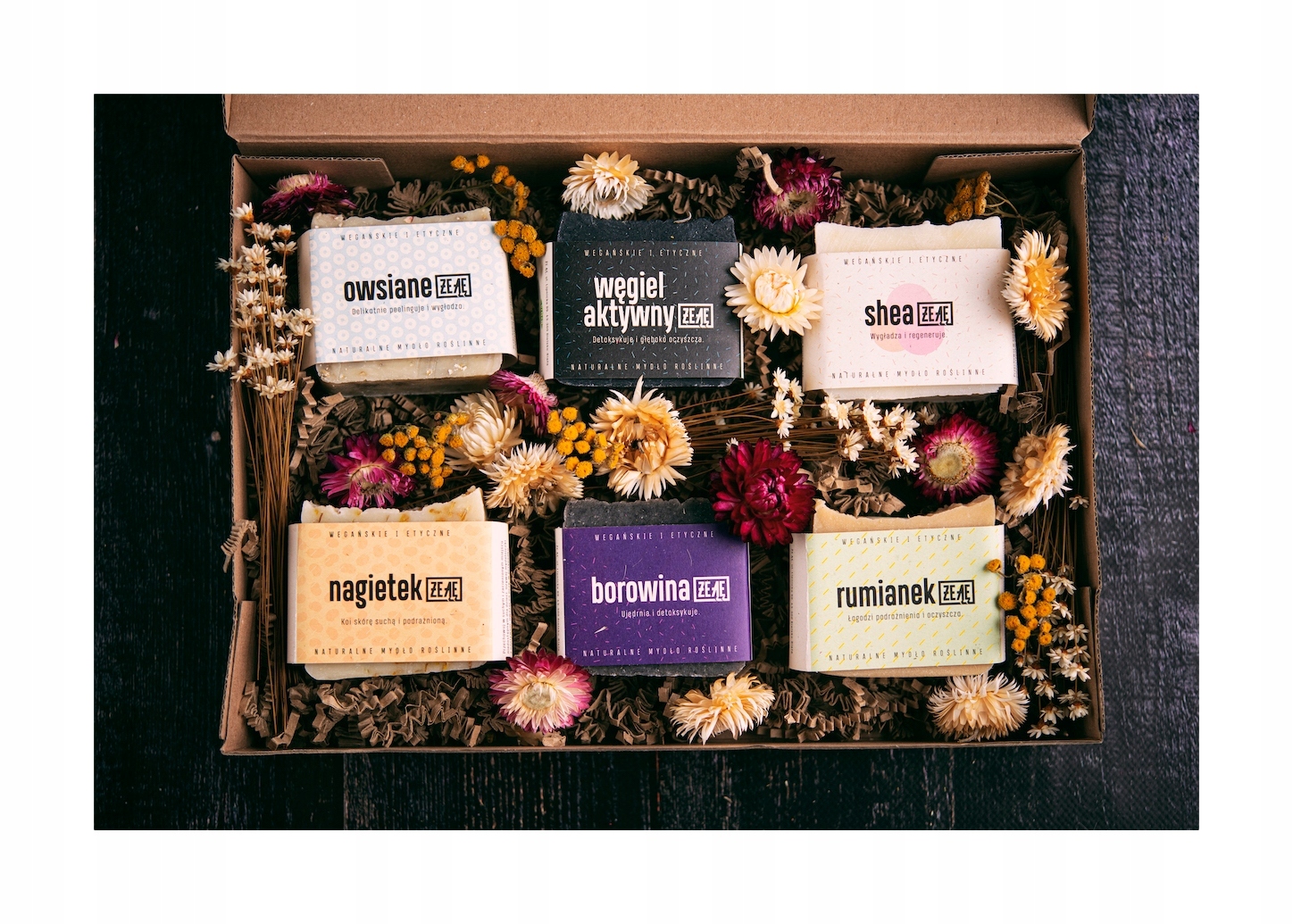 Dárková sada Č.6 Přírodní mýdlo Że Ąę