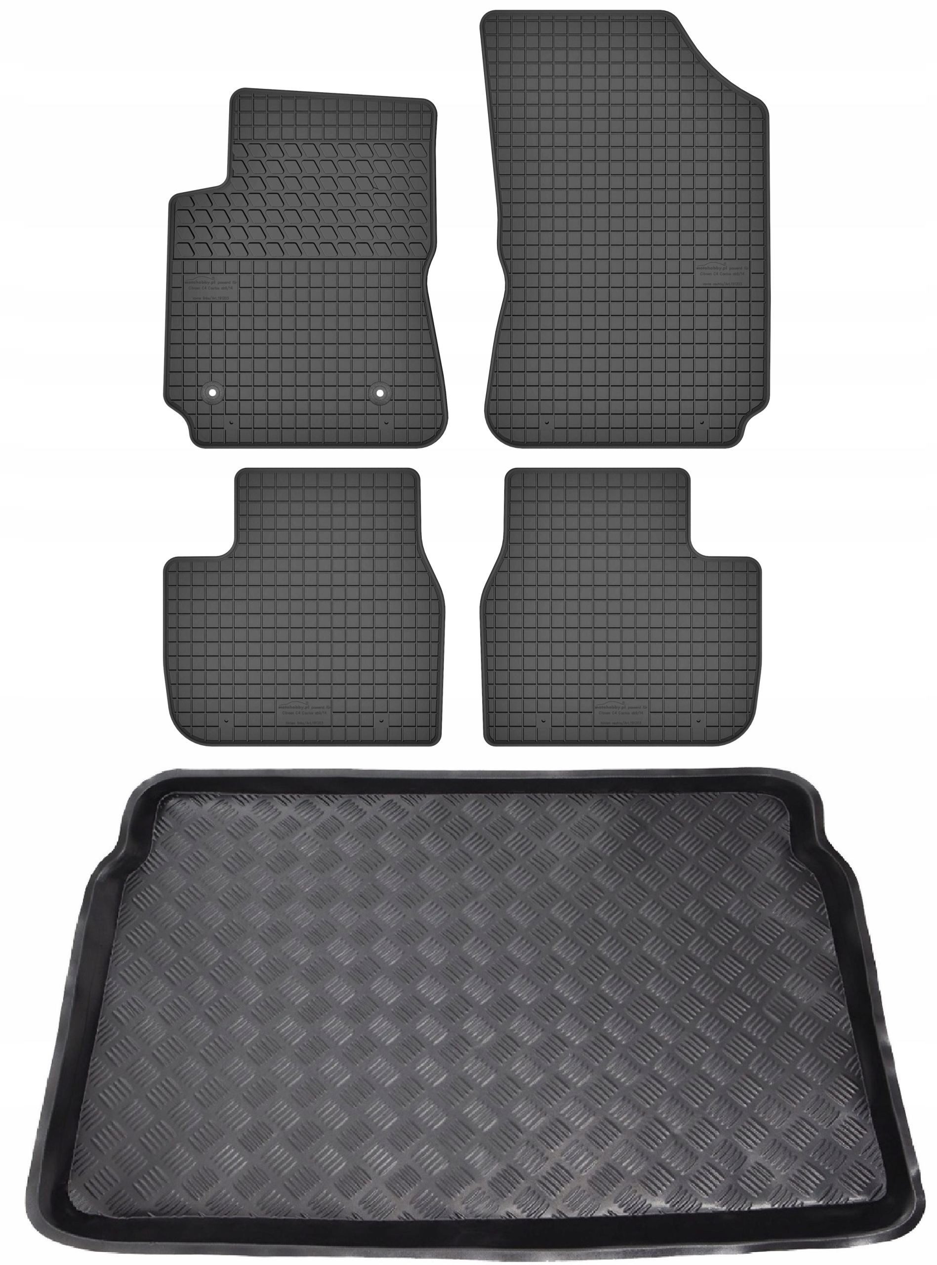Koberce nosič pro: Citroen C4 Cactus 2014-2020 crossover