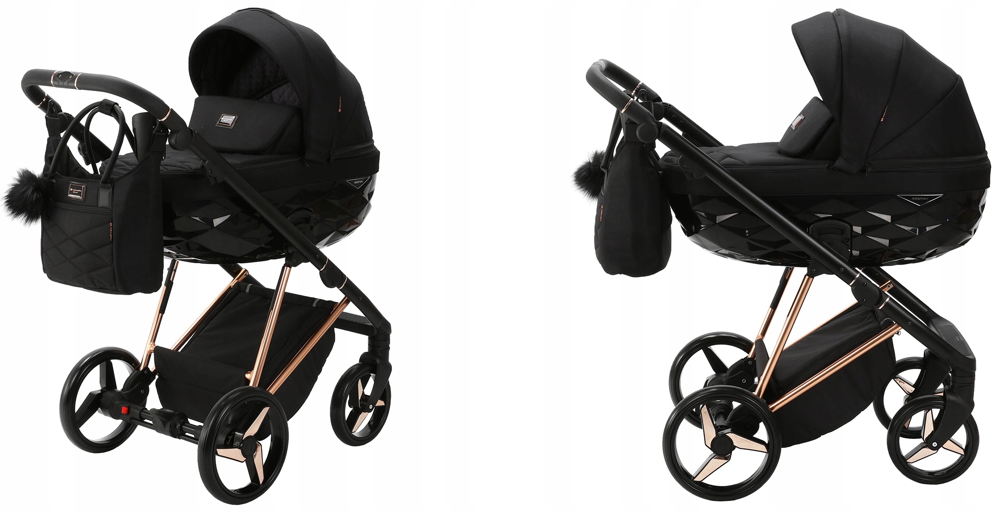 WÓZEK ADAMEX QUANTUM SPECIAL EDITION CYBEX ATON S2 3w1 kol. TK 619 SE Liczba kół 4