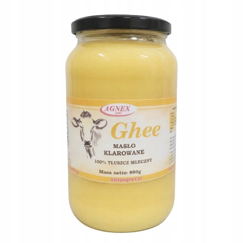 Levně Klarované Ghee Maslo Polské Sklarované 880g 1000ml Čerstvý tuk