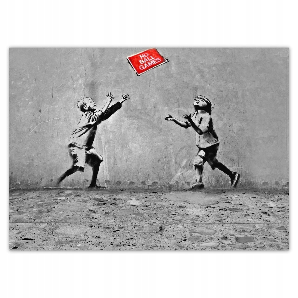 Fototapety flizelina 254x184 Banksy No ball games