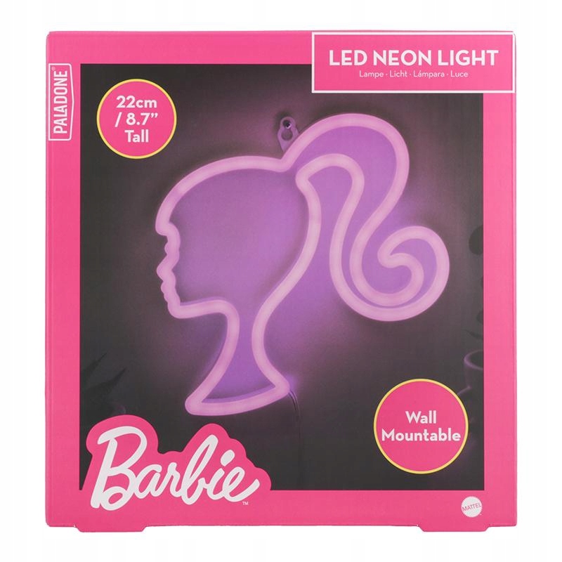Barbie neonová nástěnná lampička 22 cm Paladone