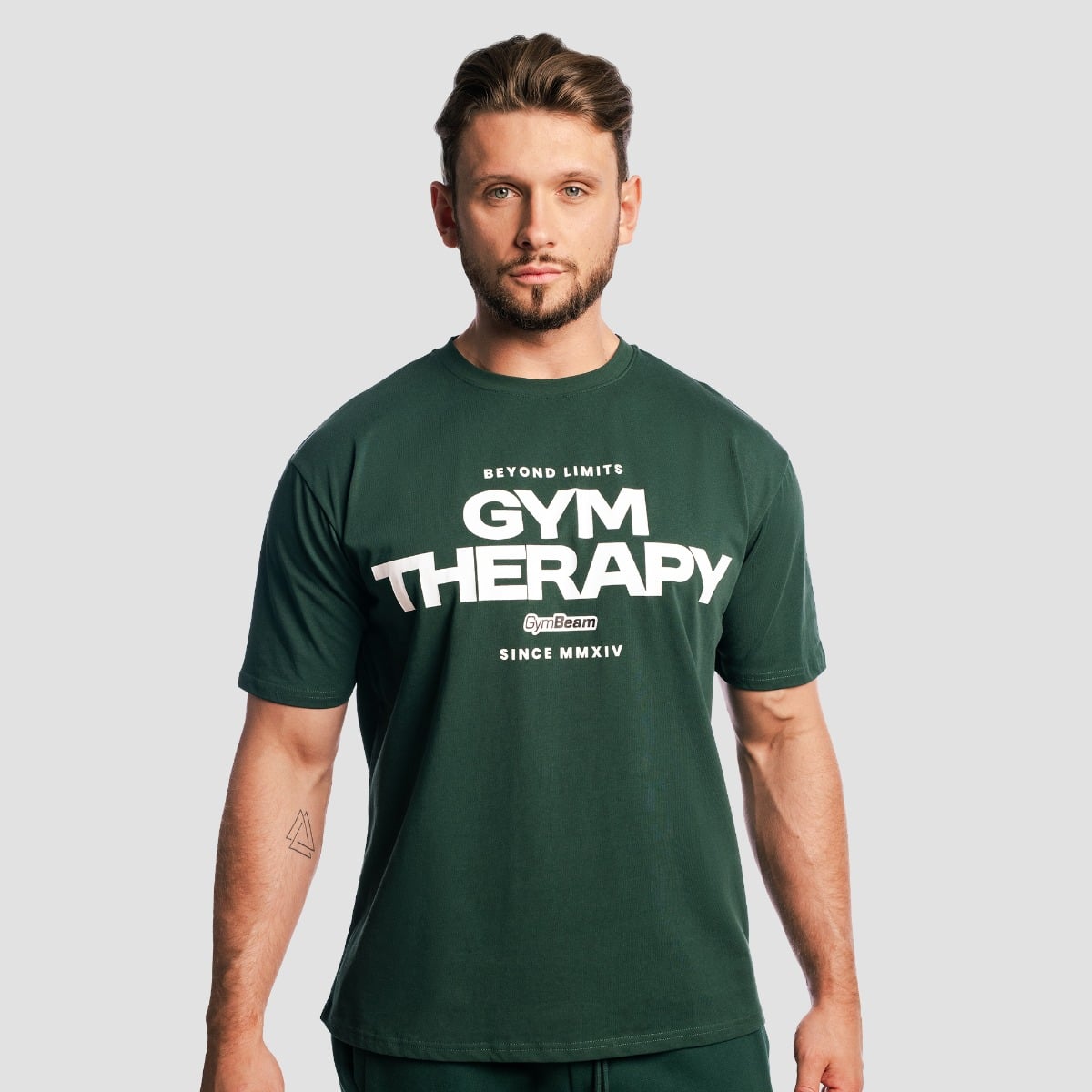 GymBeam Koszulka Gym Therapy Forest S