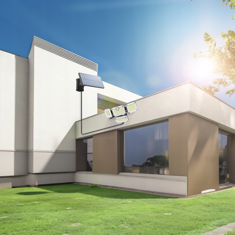 MOCNA LAMPA SOLARNA LED ULICZNA ZEWN CZUJNIK RUCHU ZMIERZCHU + PILOT 4w1 Kod producenta SOLARNA LAMPA LED