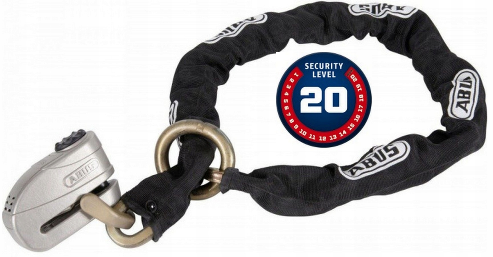 ABUS Granit Detecto XPlus 8008 12KS120 black loop