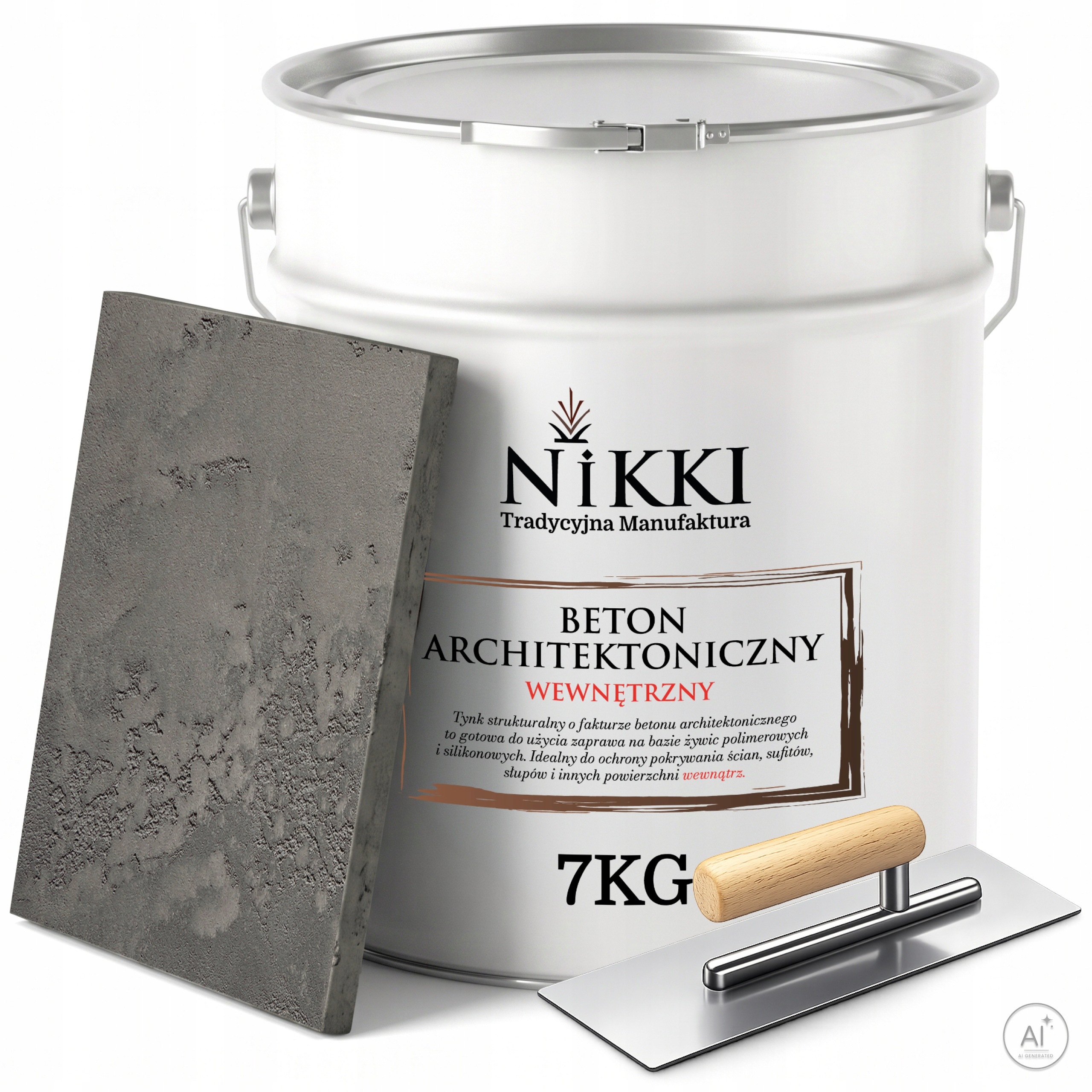 Dekorativní architektonický beton vnitřní 7 kg šedý tmavý F276 Paca