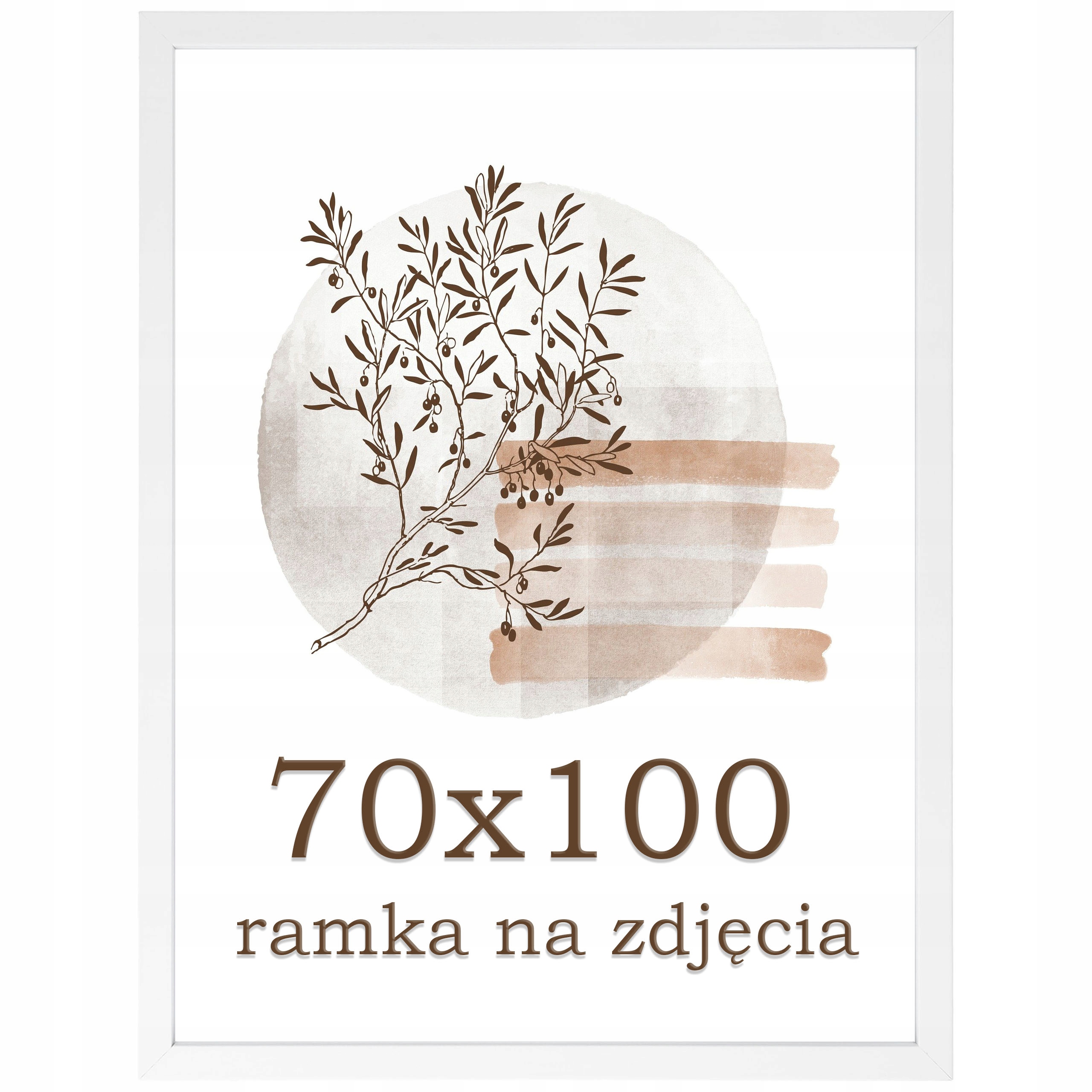 

Ramka 70x100 ramki na zdjęcia ramka biała rama B1
