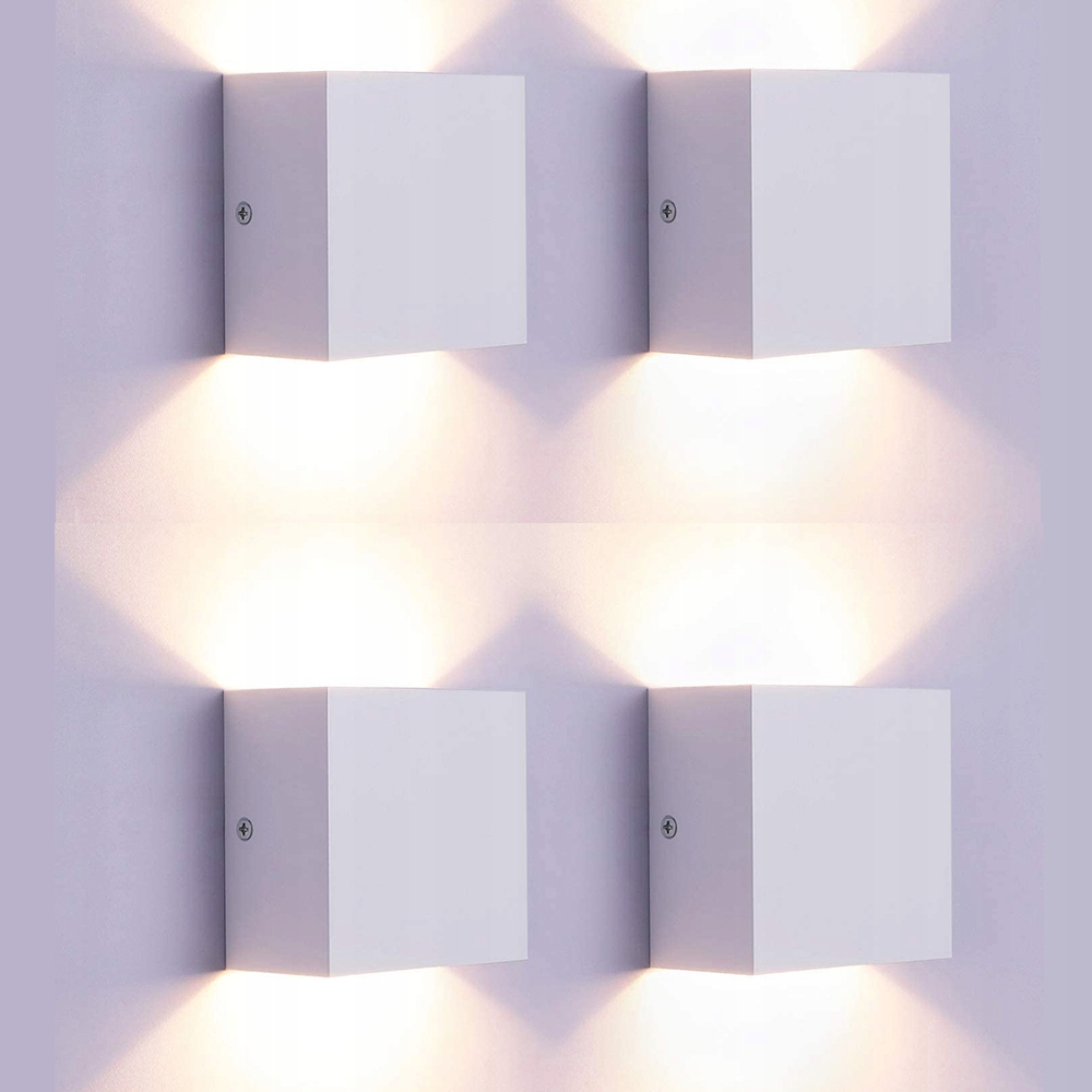 Lampa ścienna salon korytarz kinkiet GÓRA-DÓŁ x 4