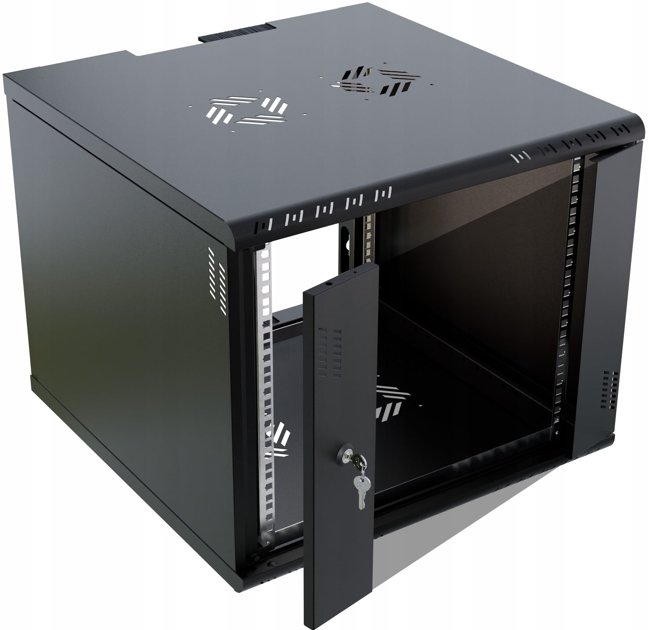 Stalflex Skříň skříň Závěsná Rack 19" 9U 600 mm Skládací za 2 minuty