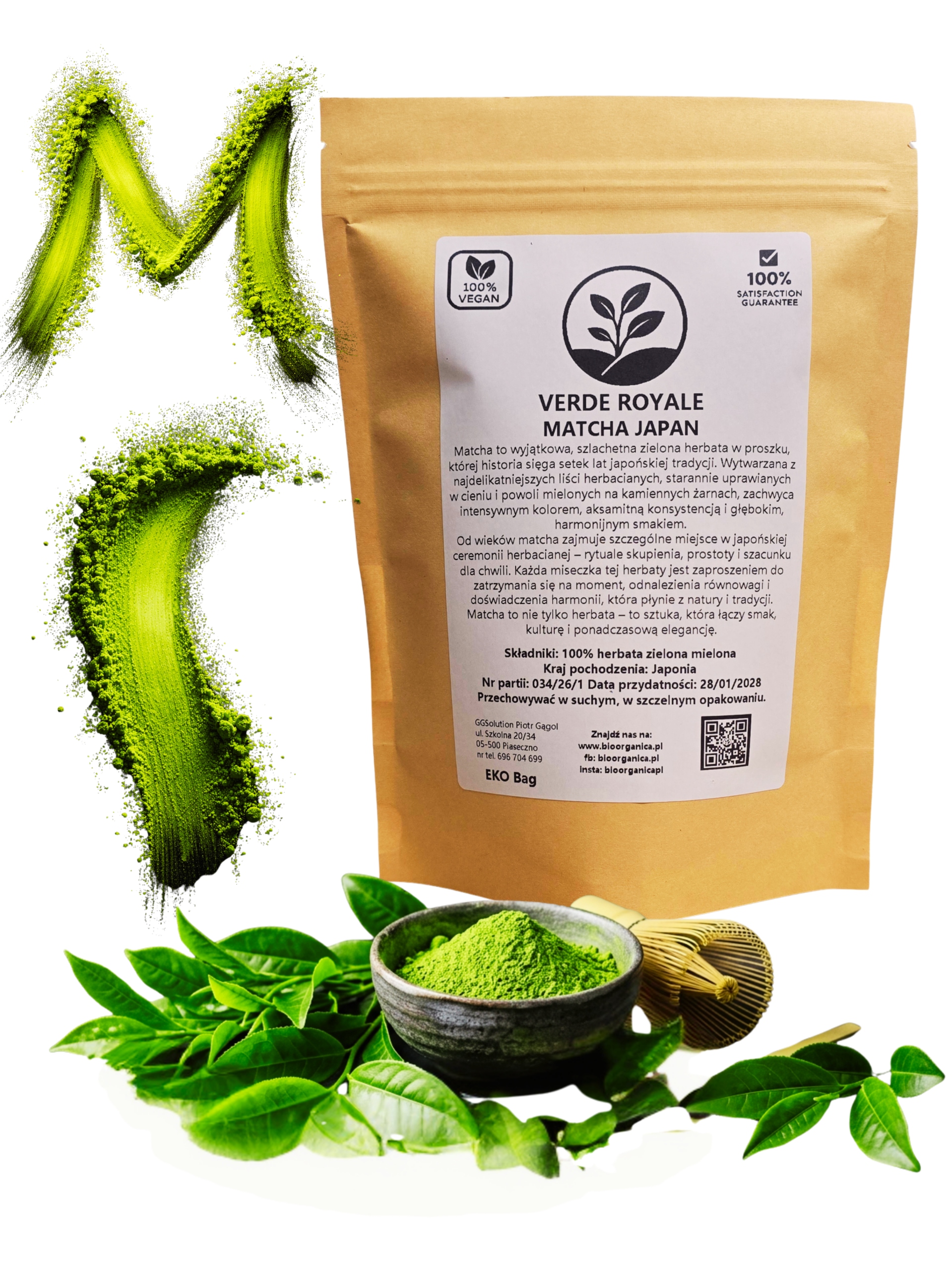 Mladé Listy Verde Matcha Japonská 200G První Sbírka Zelený Čaj Yame