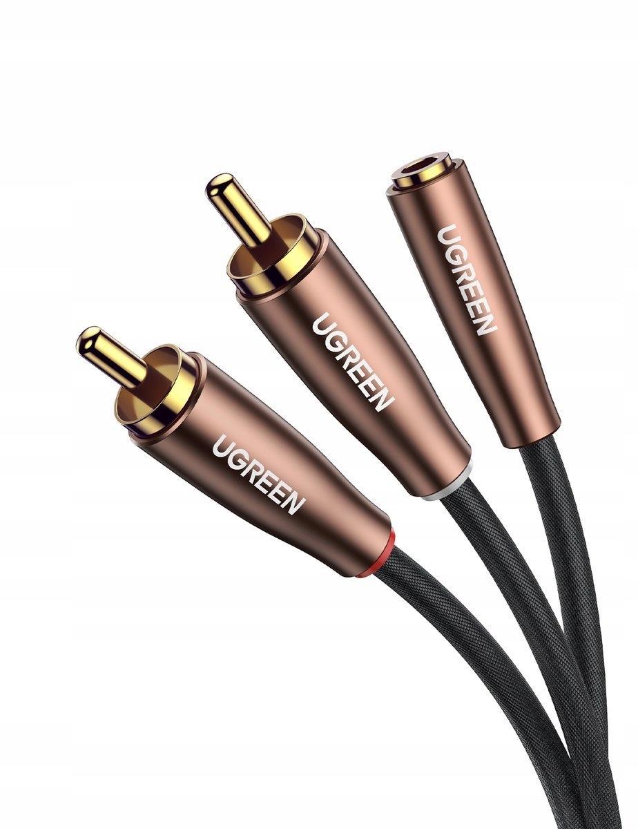 

Ugreen AV198 Kabel 2x Rca Cinch do jack 3.5mm, 1m