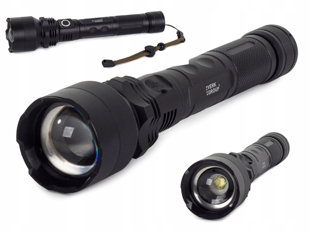 

Latarka Bailong Taktyczna Mocna Led XHP50 Zoom Usb