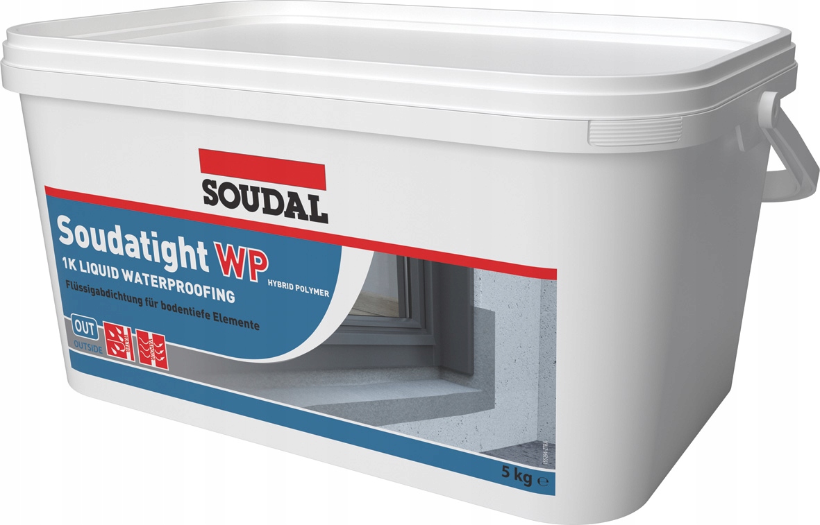 Soudal Soudatight Wp 5kg Fólia Epdm Tekutá Membrána Hydroizolácia