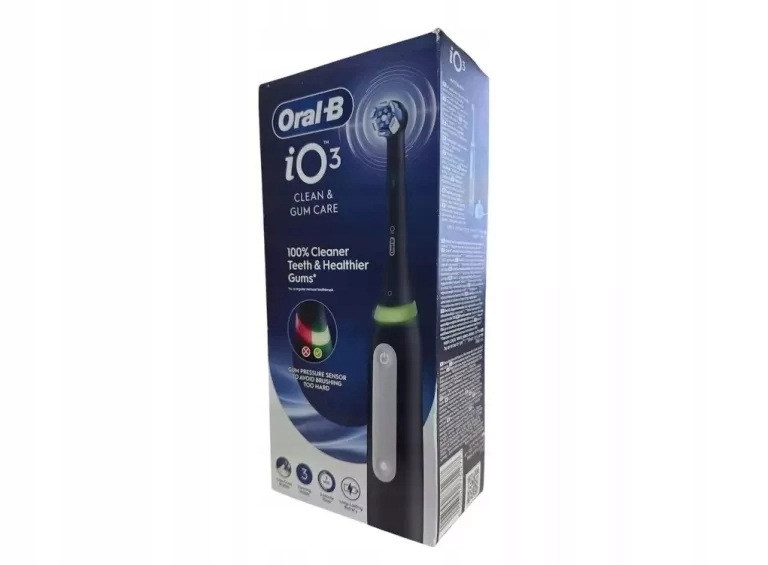 Oral-b Io Series 3 Matt Black Magnetyczna Szczoteczka Elektryczna Do Zębów