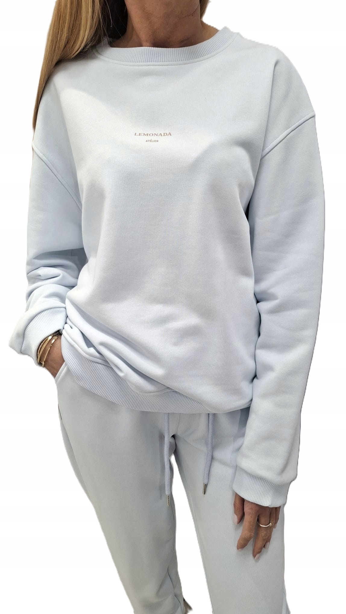 Lemonada Dresy Mikina kalhoty Komplet Světle modrá 38/M New