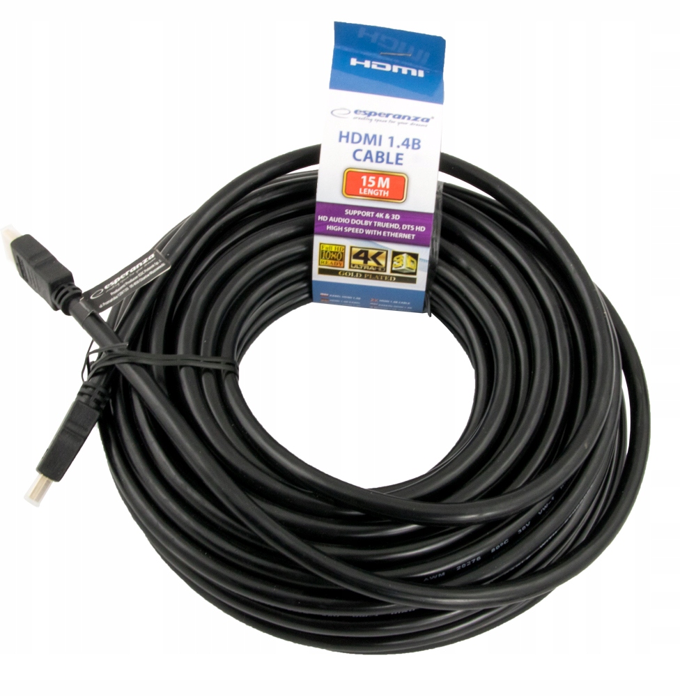 

Kabel Hdmi Hdmi 15m 3D 4K Full Hd V.1.4B