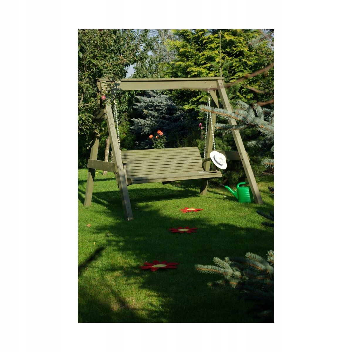 Huśtawka ogrodowa Mewa drewniana Sobex Stan opakowania oryginalne