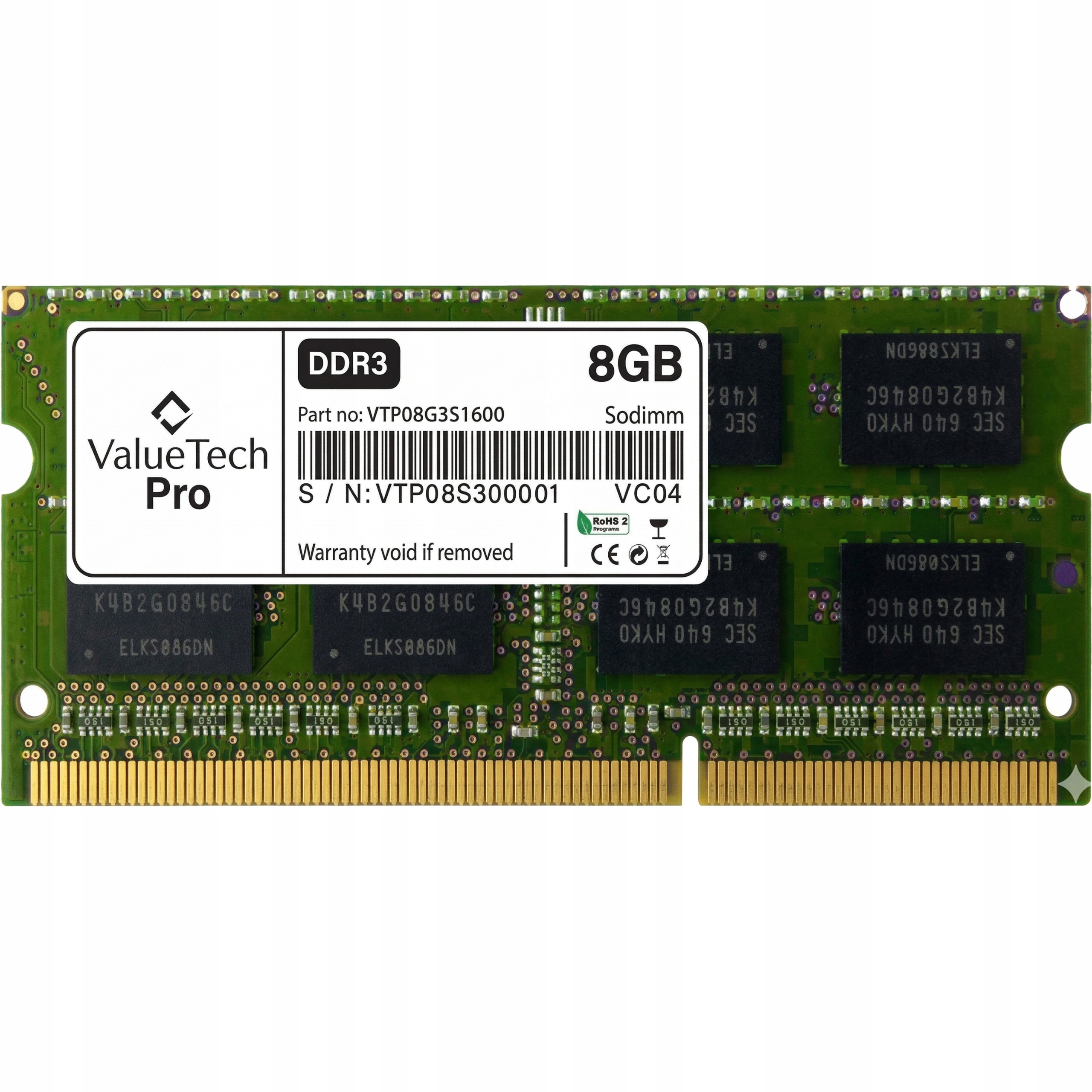 Pamięć Ram 8GB DDR3 1600 MHz do laptopa AiO So-dimm 1,5V CL11 markowe kości