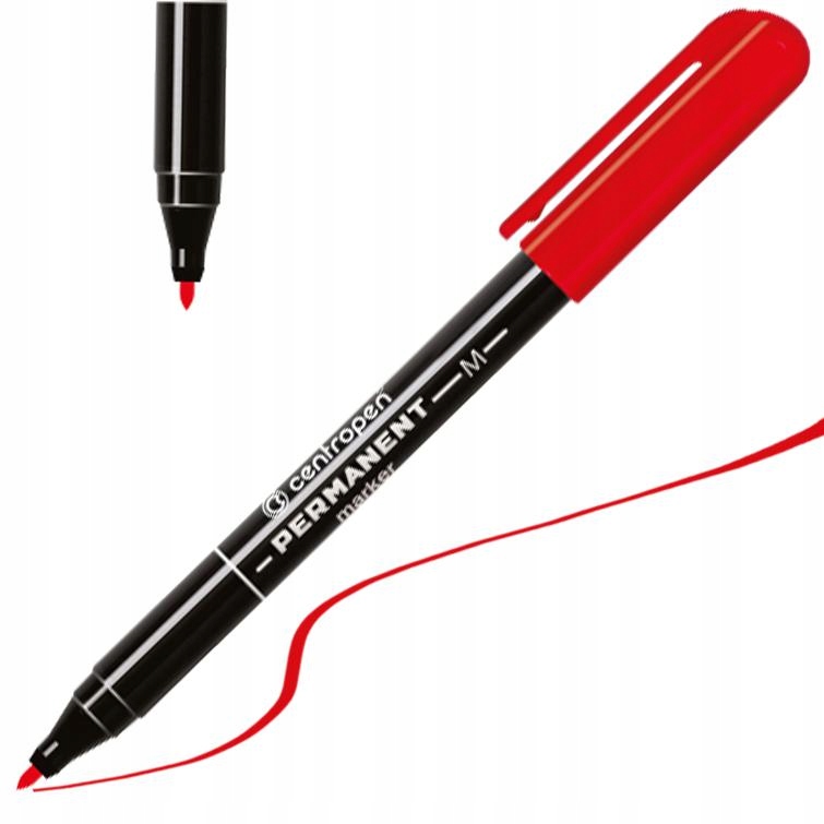 

Marker Permanentny Flamaster Mazak Czerwony 1mm