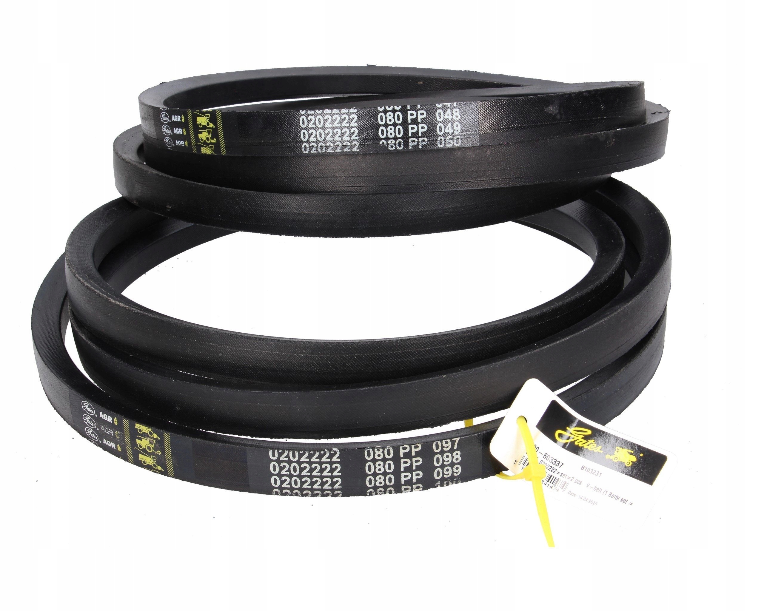 Řemen 22x2819 Claas , 603337, 410919M1, 672358, Gates