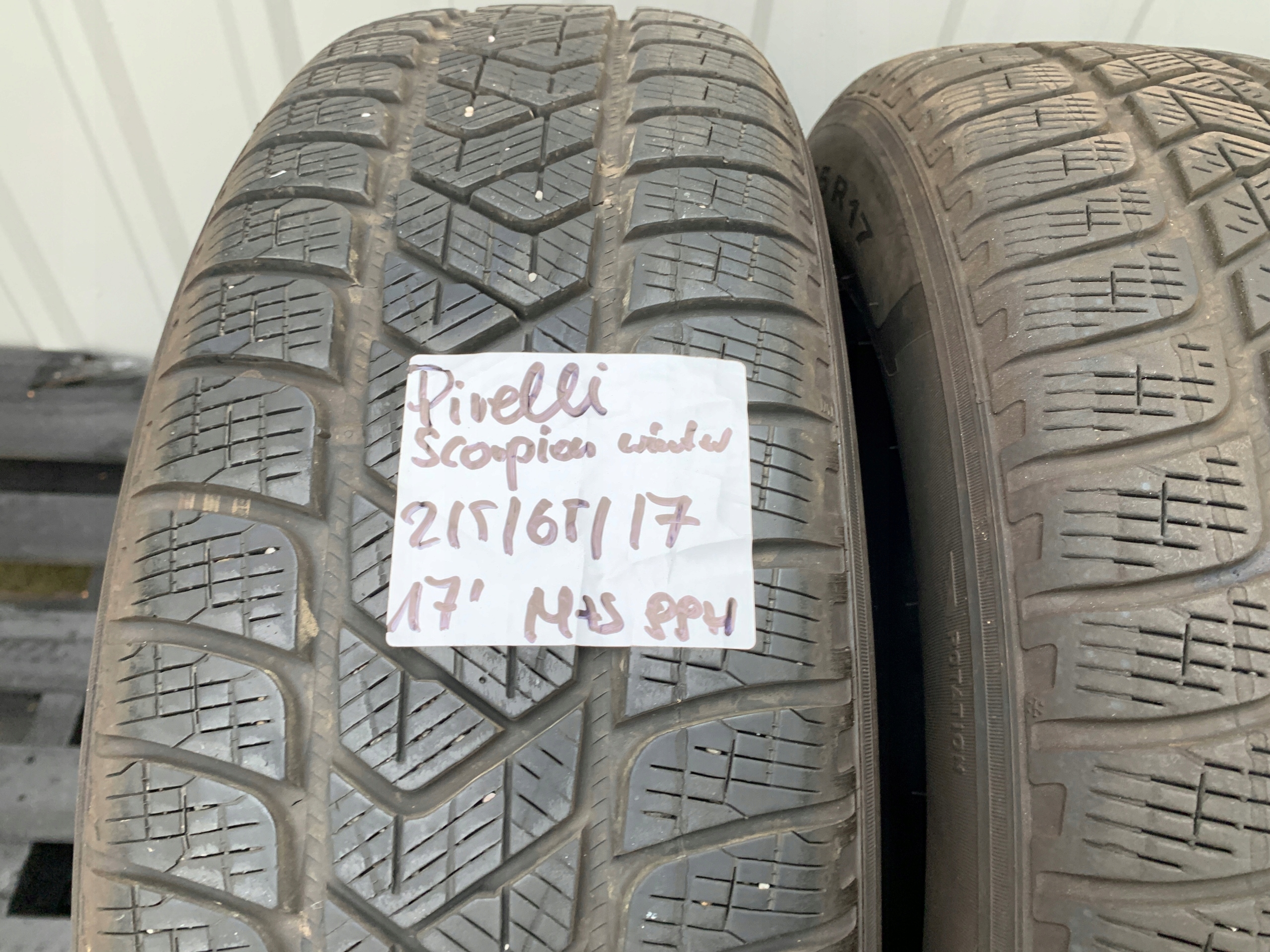 4x PIRELLI SCORPION WINTER 215/65R17 Sezon zimowe