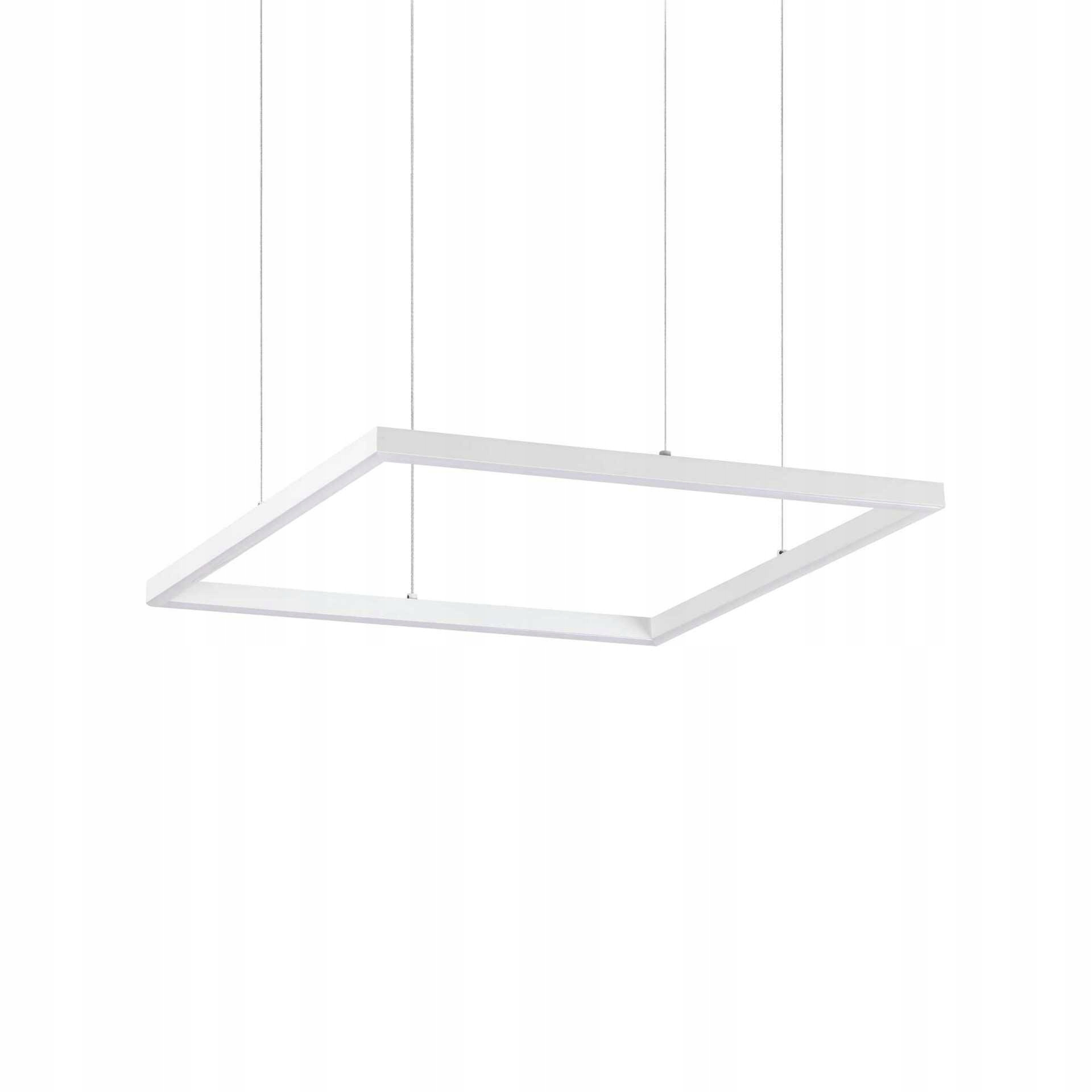 Led závesné svietidlo Ideal Lux Oracle Slim D50 Square 33W 3000K biele