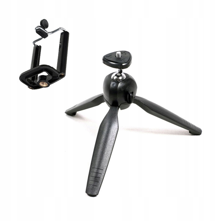 MINI STATYW STOŁOWY DO TELEFONU GŁOWICA KULOWA 200