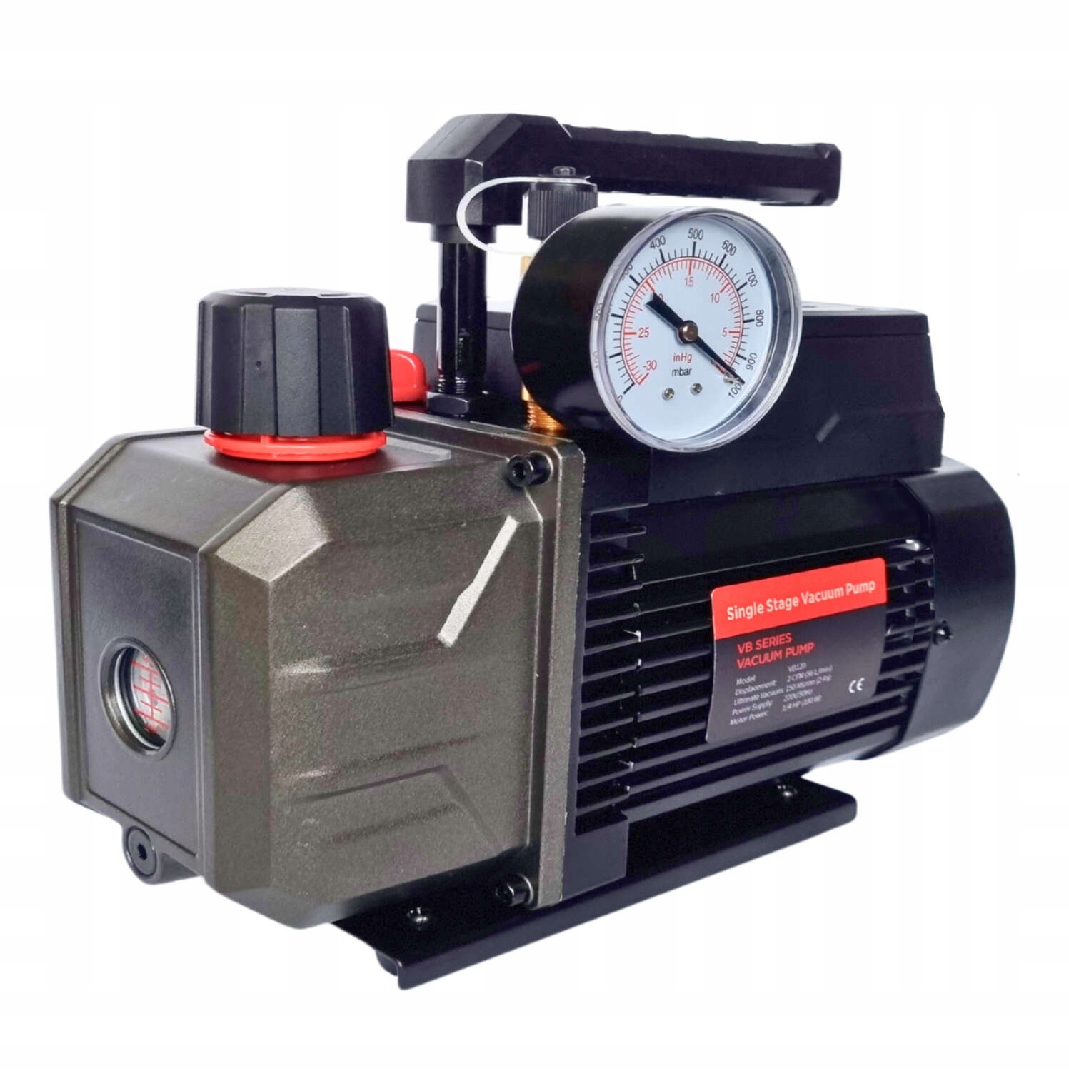 Vakuová pumpa pro klimatizaci 1ST bez jisker 56 l/min R32 1234YF manometr