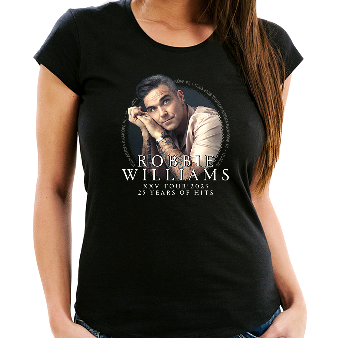 ROBBIE WILLIAMS TOUR 2023 KRAKÓW KOSZULKA