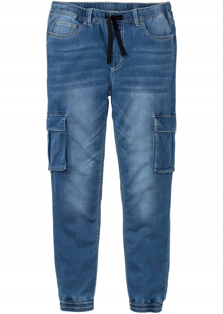 (45/2393) BPC MĘSKIE JEANSY STRECZ r.48 pas82-92cm