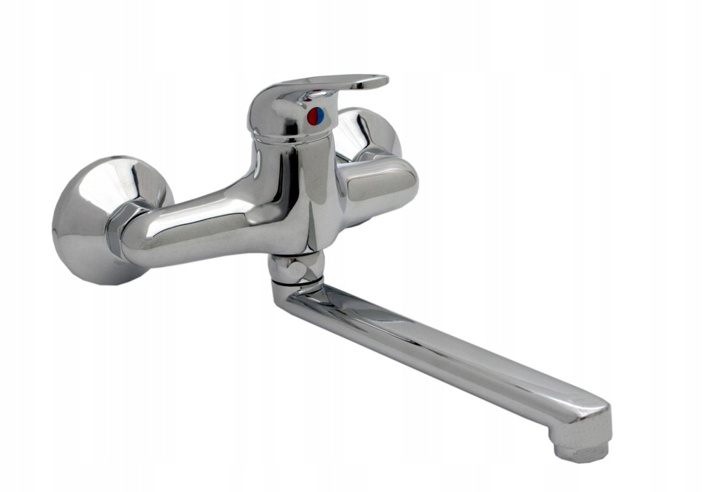 Bateria kuchenna ścienna Kfa Armatura Ferryt srebrny