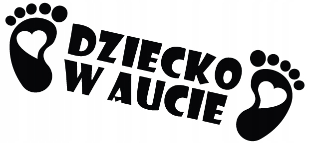 

Naklejka Dziecko W Aucie 18,5x5,5 cm w. 67