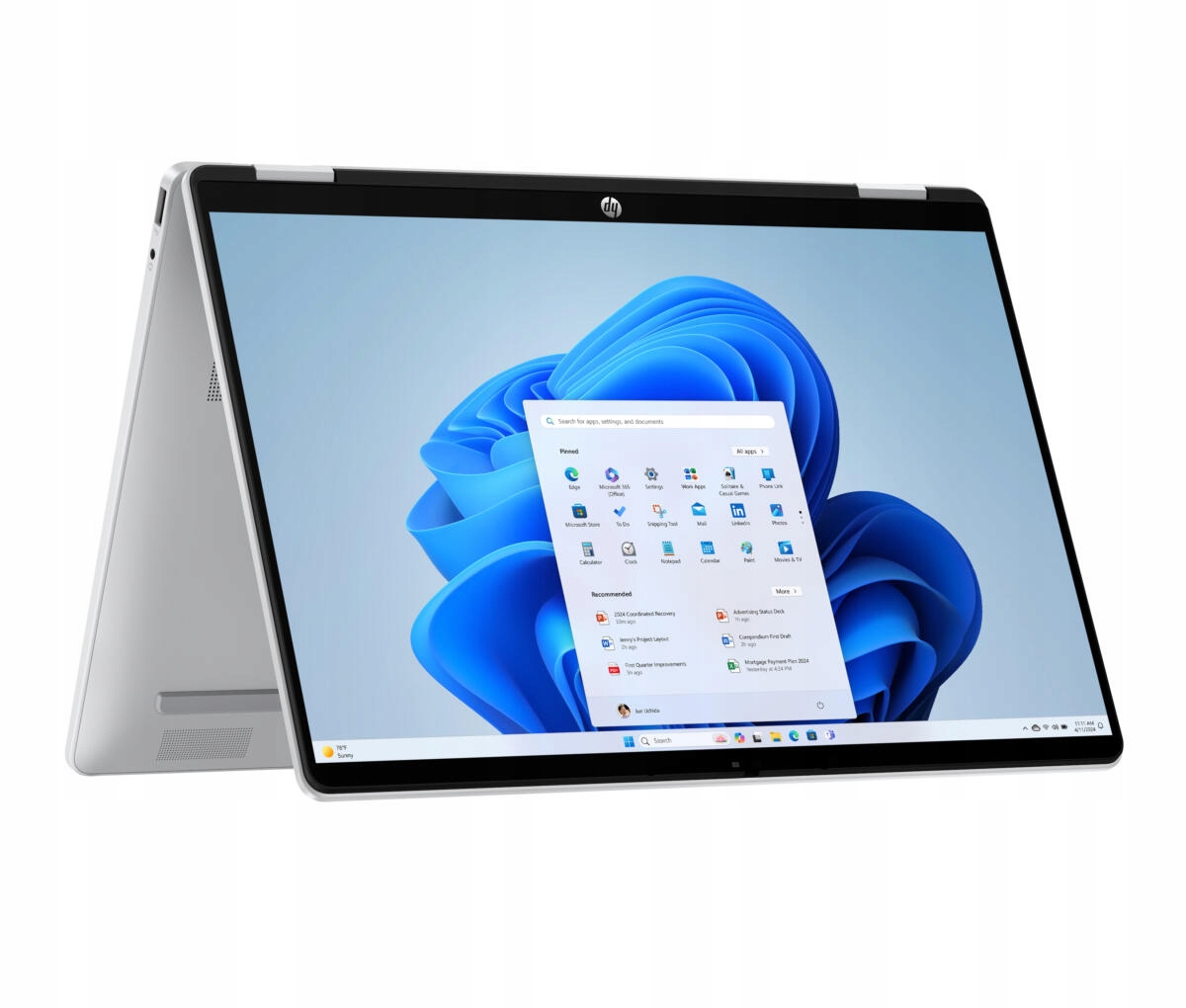 Laptop 2w1 Hp OmniBook 5 Flip 14 Core 7 150U 16GB 1TB Ssd Fhd Dotyk 11Pro