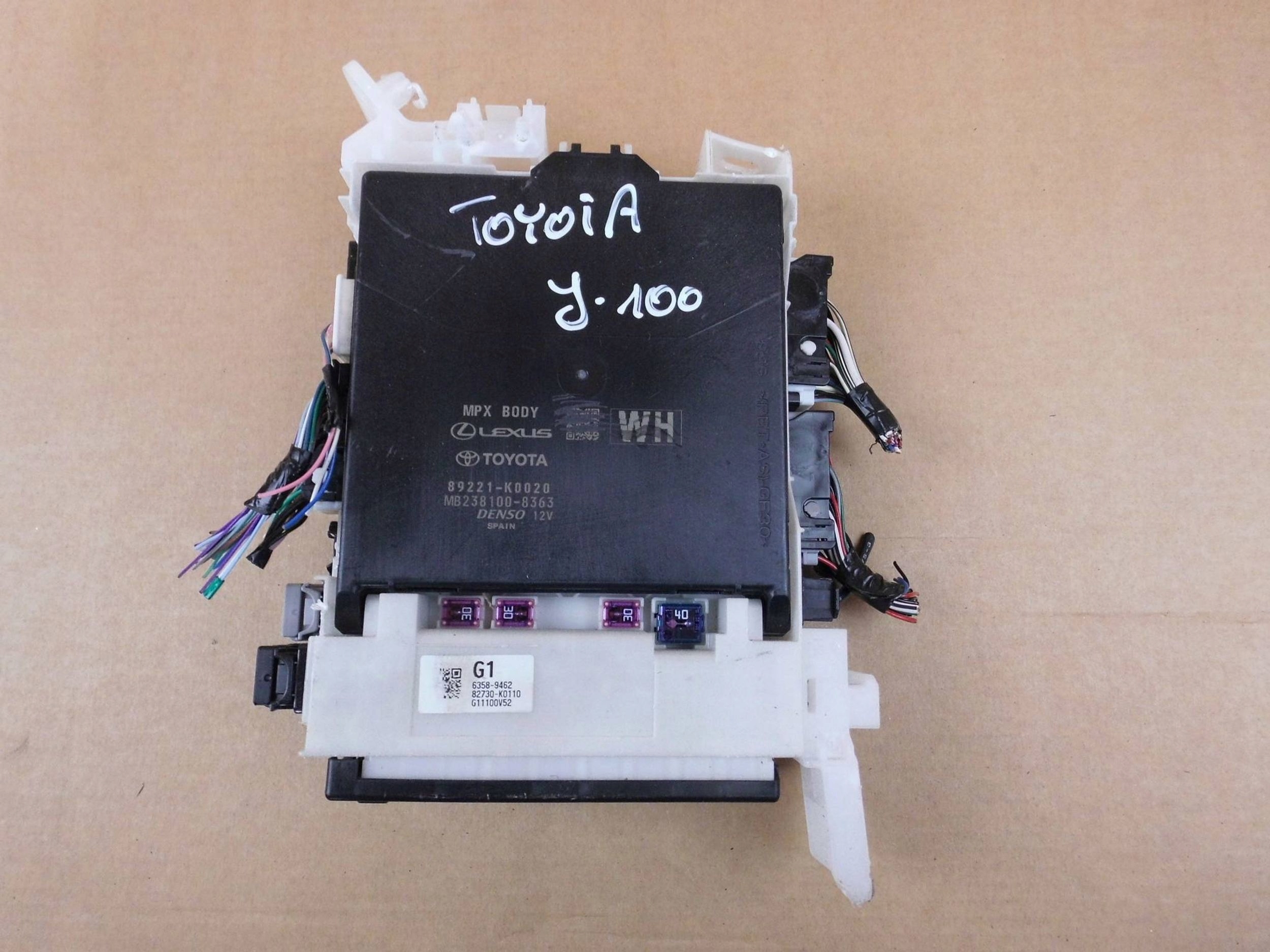 Toyota Yaris IV XP210 module computer control unit komfortu MPX 89221-K0020