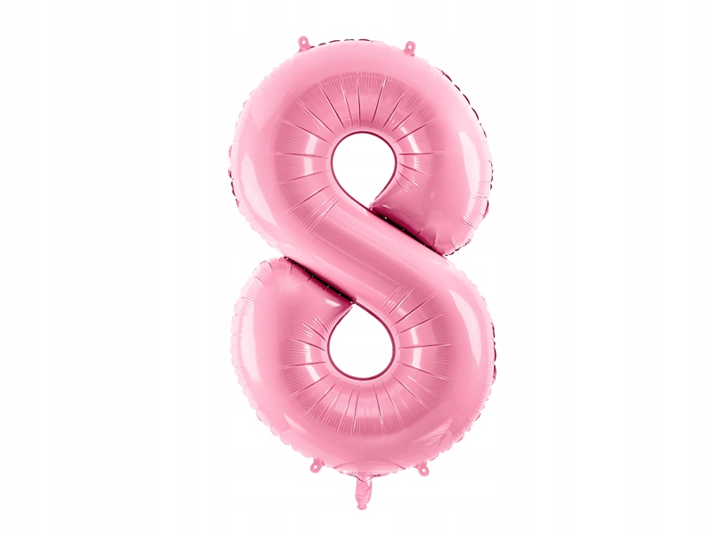 

Balon Foliowy Cyfra 8 , 86cm różowy